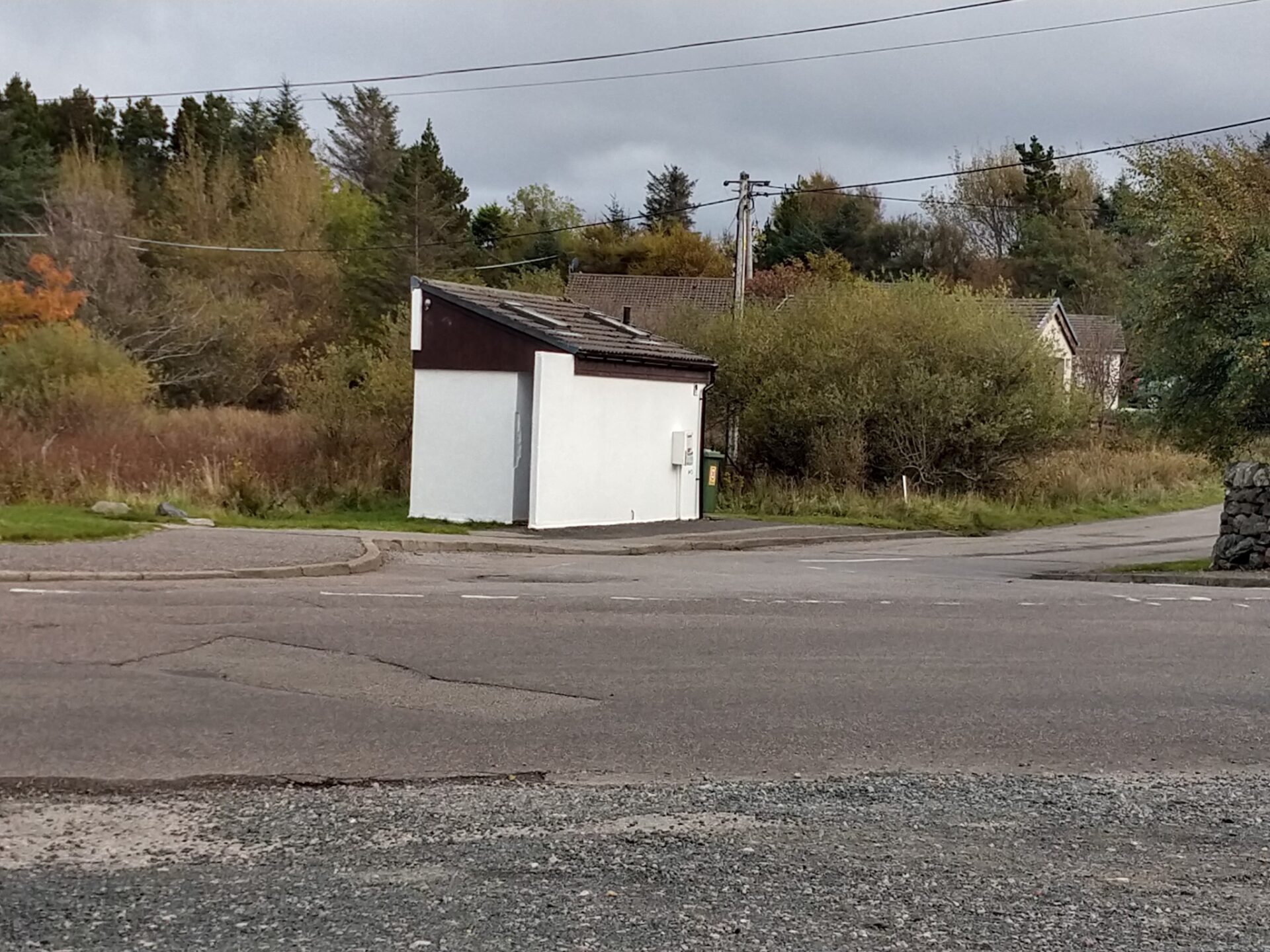 aultbea toilet building exterior