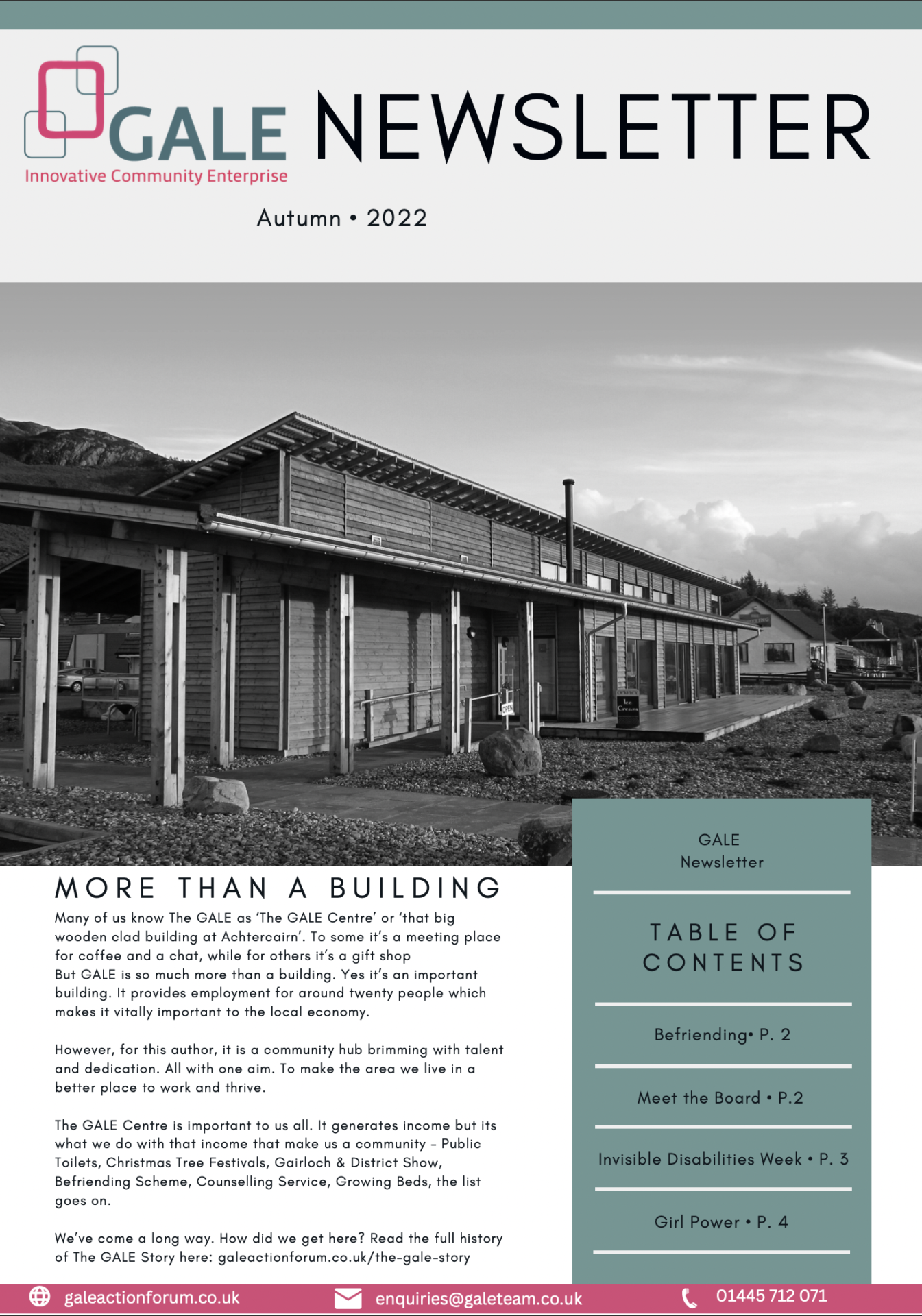 GALE Newsletter Autumn 2022
