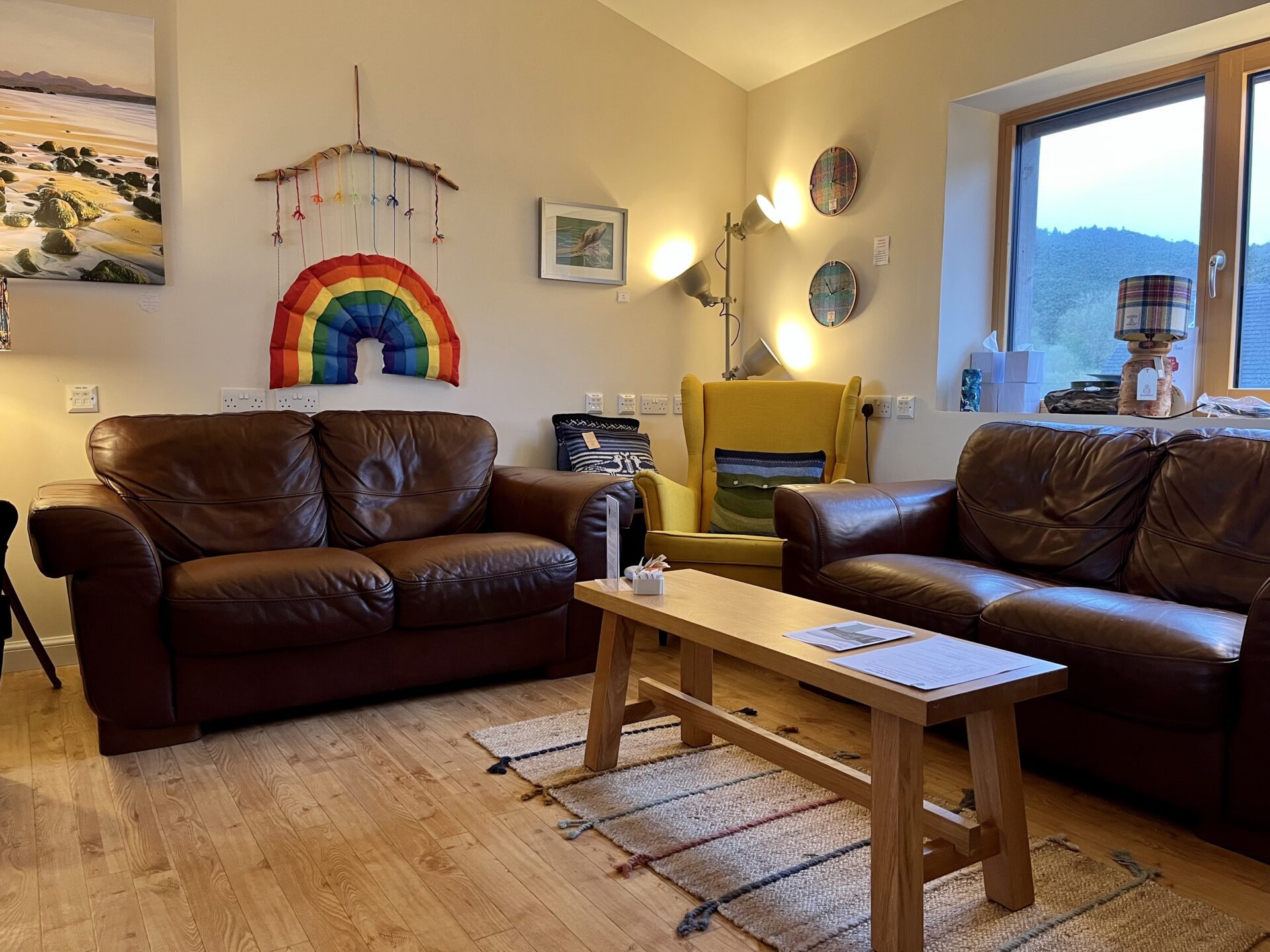 The room used for counselling at The GALE Centre