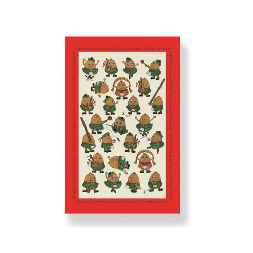 Haggis in Kilts Tea Towel