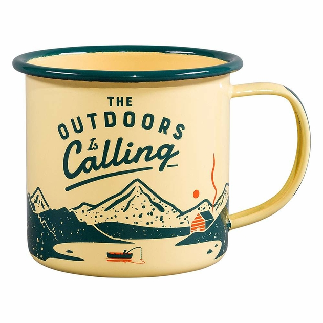 Gentlemen's Hardware Outdoors is Calling Enamel Mug