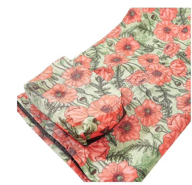 Eco Chic Foldable Picnic Blanket Poppies