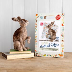 Wild Scottish Hare Needle Felting Kit