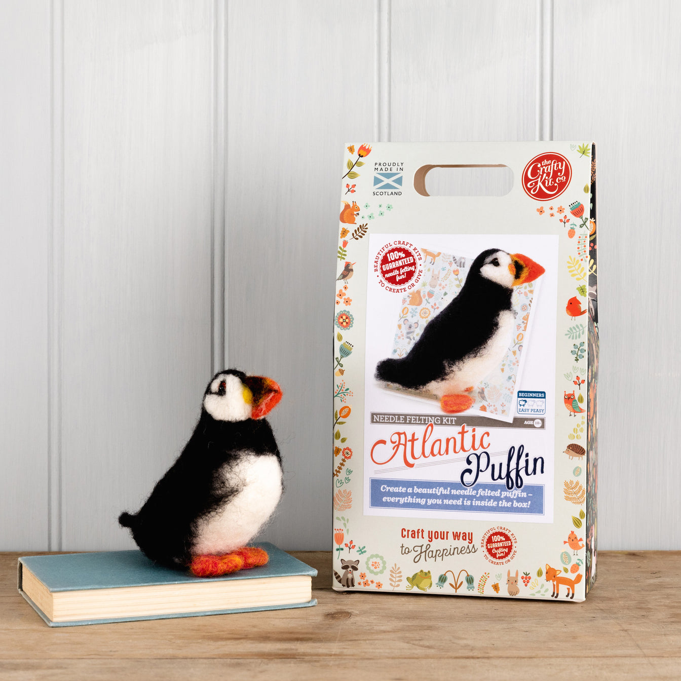 Atlantic Puffin Needle Felting Kit