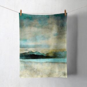 Skye from the Bealach Na Ba Applecross Cotton Tea Towel