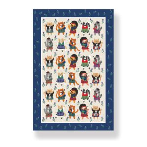 Couthie Cats 'n' Kilts Tea Towel