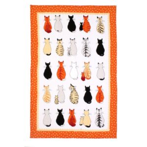 Ulster Weavers Cotton Tea Towel - Cats in Waiting