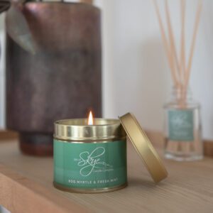 Bog Myrtle and Fresh Mint Travel Container