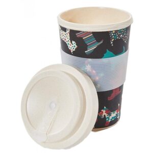 Eco Chic Bamboo Travel Mug Scotties