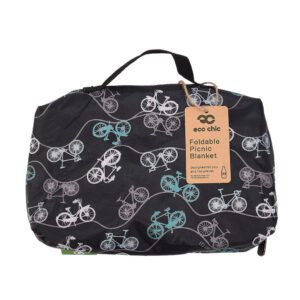 Eco Chic Foldable Picnic Blanket Bike