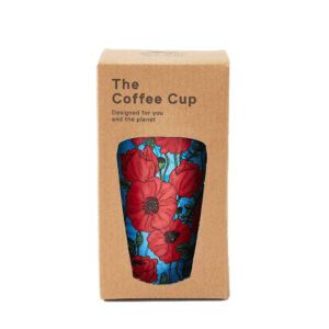 Eco Chic Thermal Coffee Cup Poppies