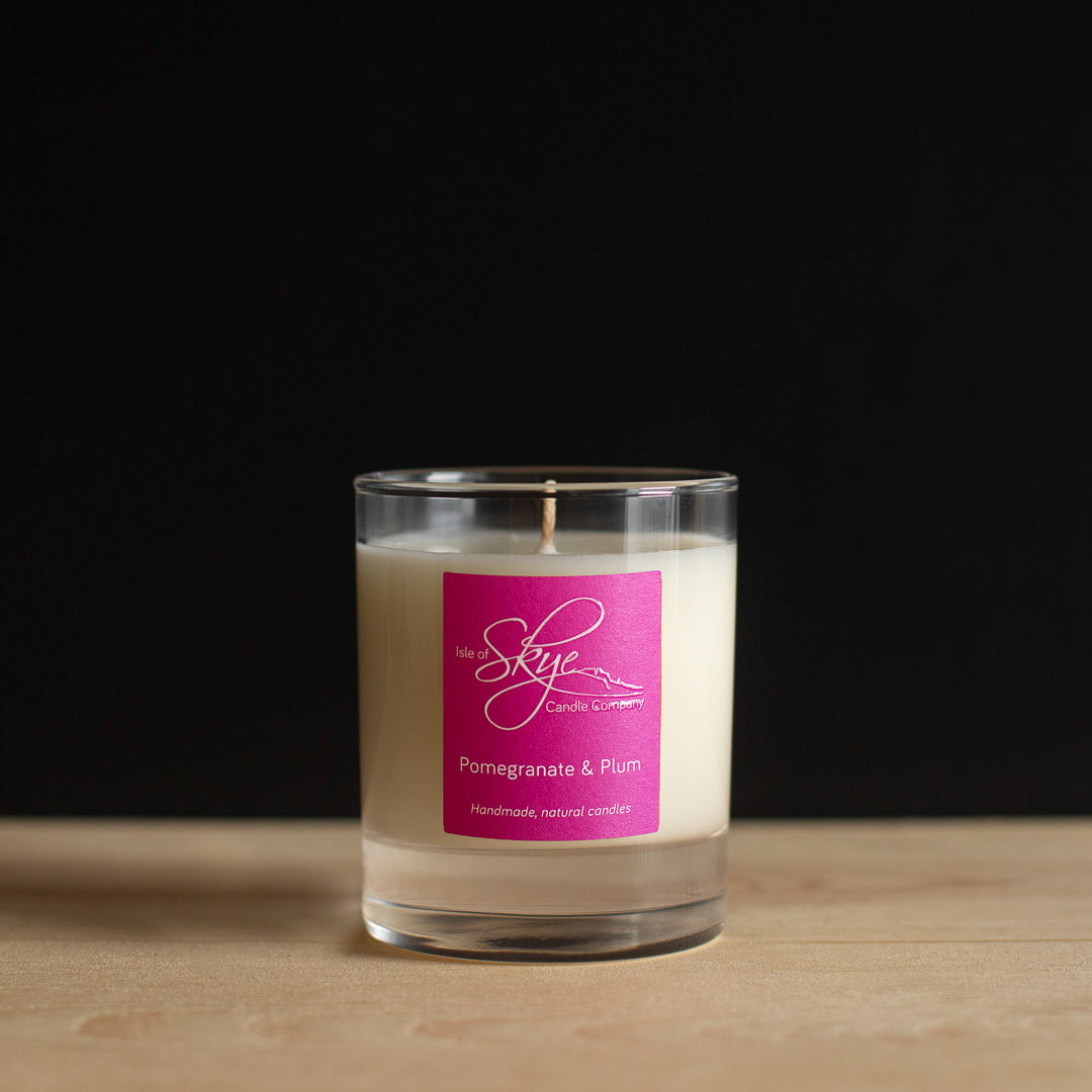 Pomegranate & Plum Small Tumbler Candle