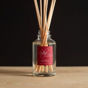 Raspberry and White Ginger Reed Diffuser