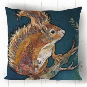 Dawn Maciocia Humble Wee Red Squirrel Cushion