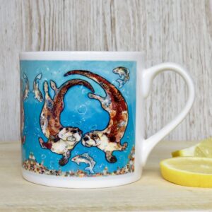 Dawn Maciocia W'otter L'otter Bubbles Mug