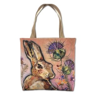 Dawn Maciocia Hare and Thistle Tote Bag