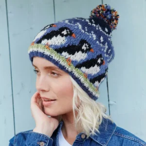 Circus of Puffins Bobble Beanie