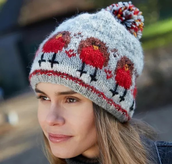 Robin Bobble Beanie