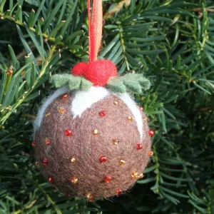 Christmas Pudding Tree Decoration