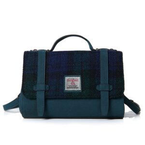 The Orkney Satchel - Black Watch Tartan