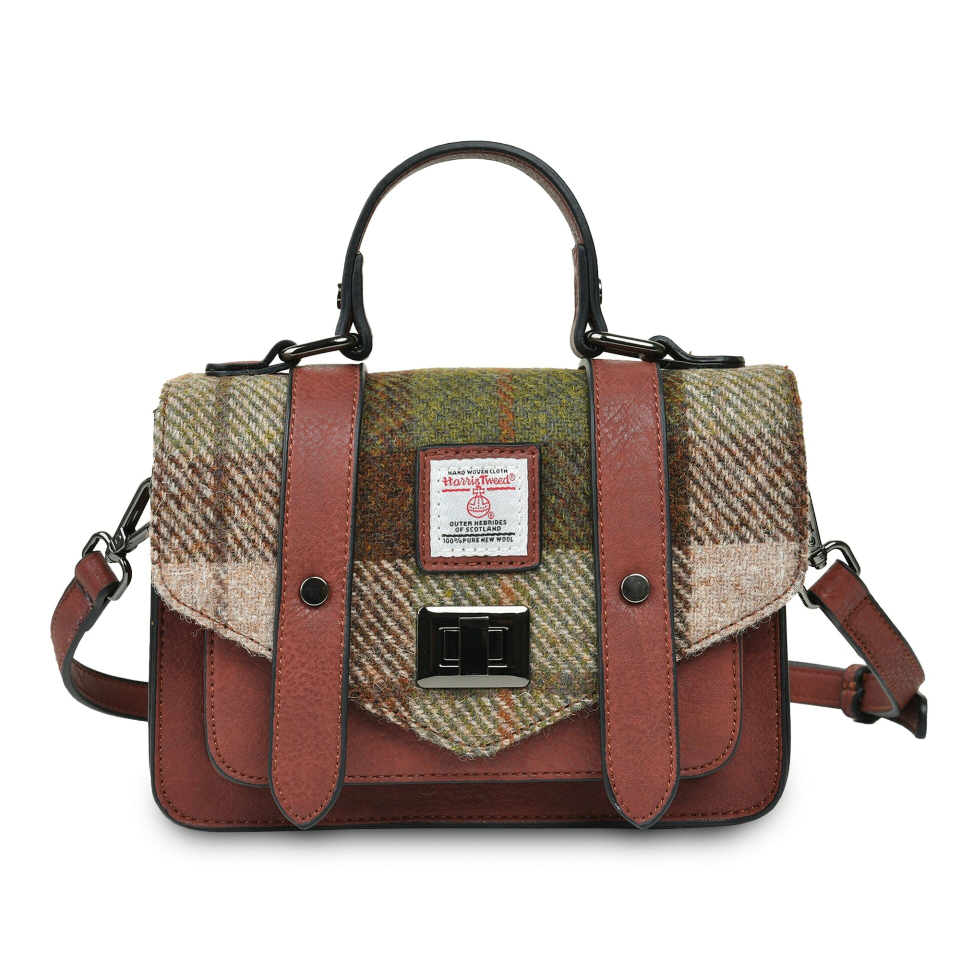 The Mini Satchel - Chestnut Tartan