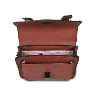 The Mini Satchel - Chestnut Tartan