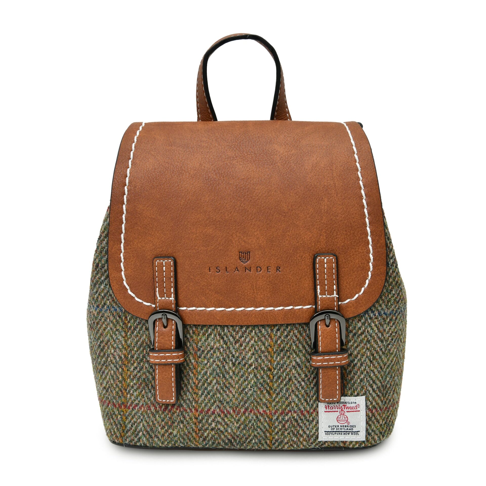 The Mini Jura Backpack - Chestnut Herringbone