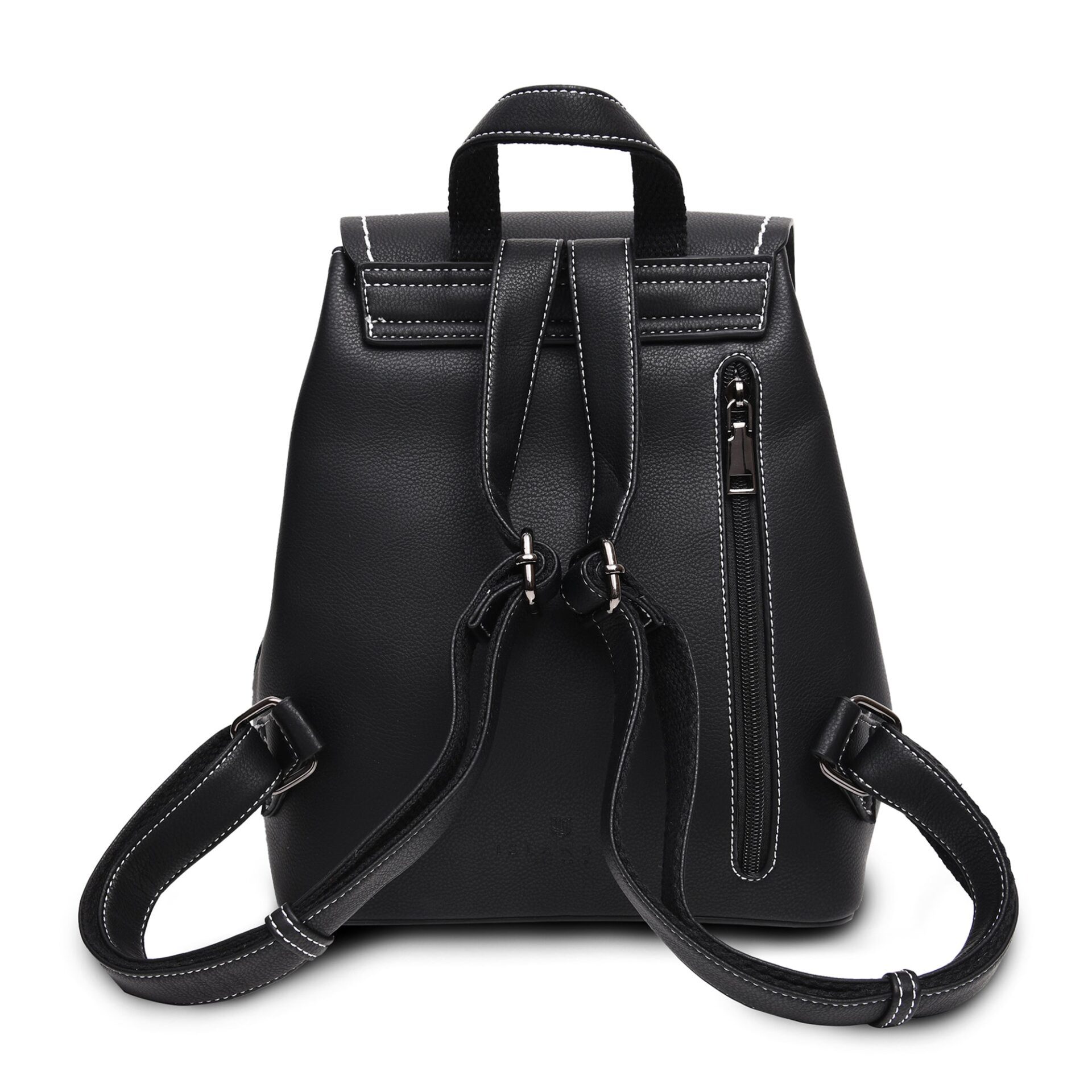 The Jura Backpack - Black Herringbone