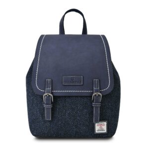 The Jura Backpack - Navy Herringbone