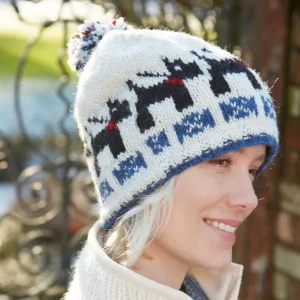 Scottie Dog Bobble Beanie