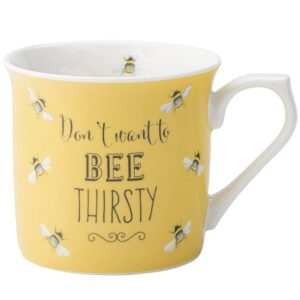 The English Tableware Company Bee Happy Yellow Mug