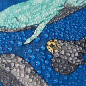 Eco Chic Lightweight Foldable Lunch Bag Blue Sea Creatures