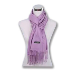 Couthie Plain Coloured Mauve Scarf
