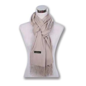 Couthie Plain Coloured Oatmeal Scarf