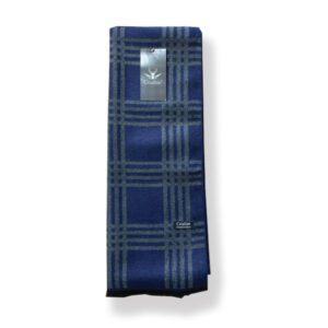 Couthie Scarf Navy and Grey