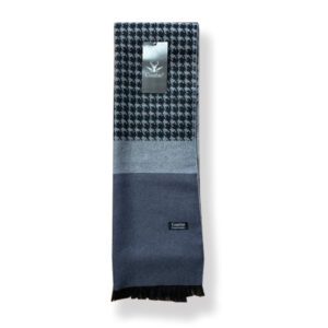 Couthie Scarf Grey Dog Tooth