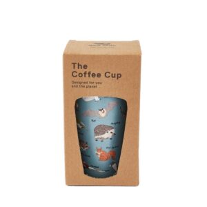 Eco Chic Thermal Coffee Cup Olive Woodland