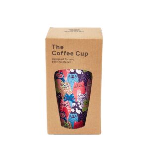 Eco Chic Thermal Coffee Cup Multiple Cats