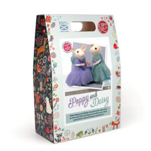 Poppy and Daisy Mice Needle Felting Kit
