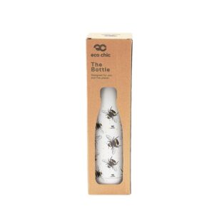 Eco Chic Thermal Bottle Grey Bee