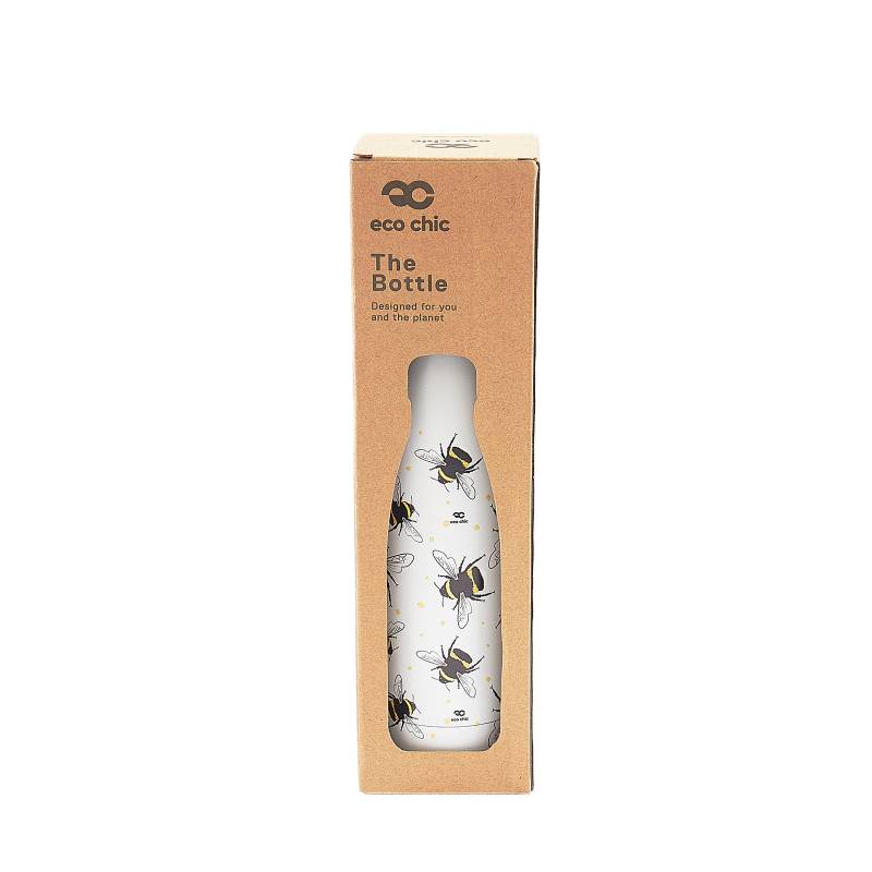 Eco Chic Thermal Bottle Grey Bee