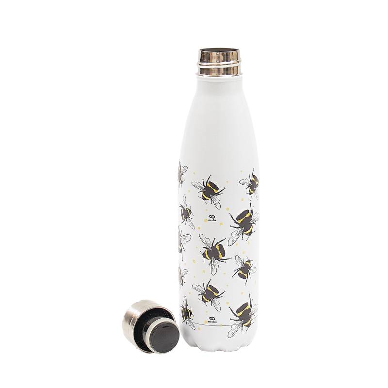 Eco Chic Thermal Bottle Grey Bee