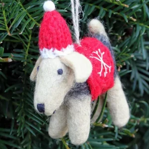 Brian The Welsh Terrier Christmas Tree Decoration