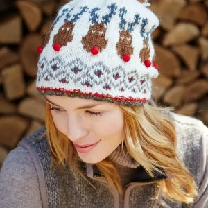 Rudolf Christmas Bobble Beanie
