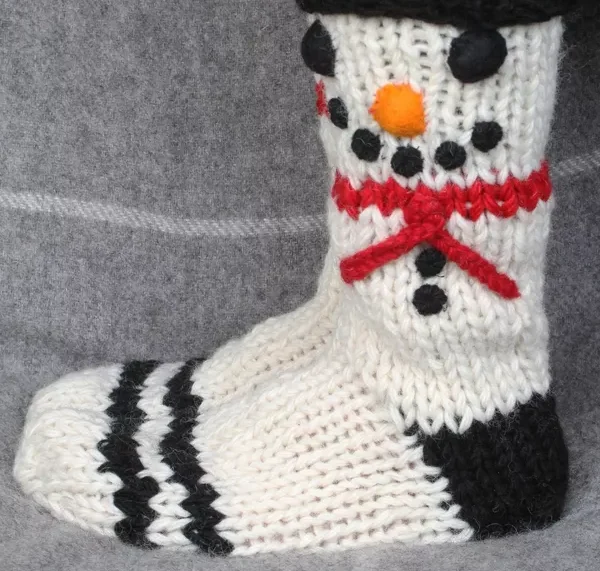 Snowman Christmas Socks