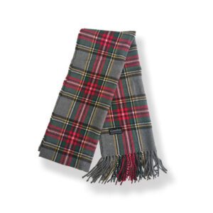 Couthie Green & Red Tartan Scarf