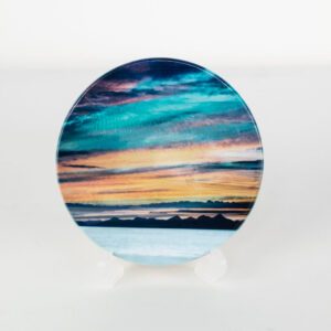 Western Isles from Trotternish Isle of Skye Ceramic Coaster