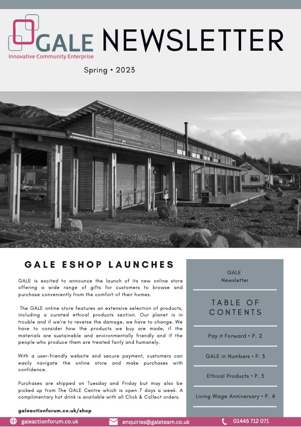 GALE Newsletter Spring 2023