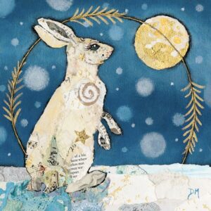 Luna Hare and Moon Print