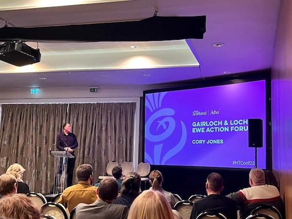 Cory presents to Conference